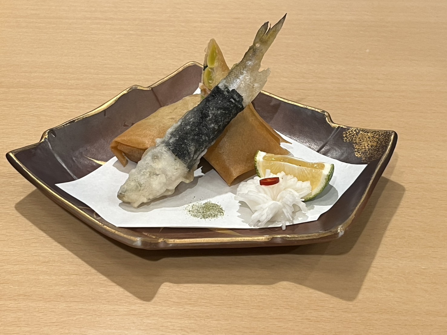 コース料理の揚げ物